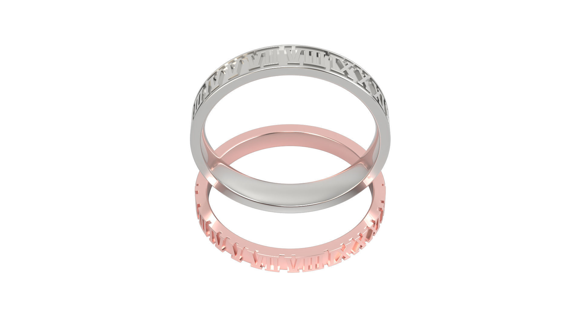 Ring N 12 Size 7  Two versions 3D print model_5