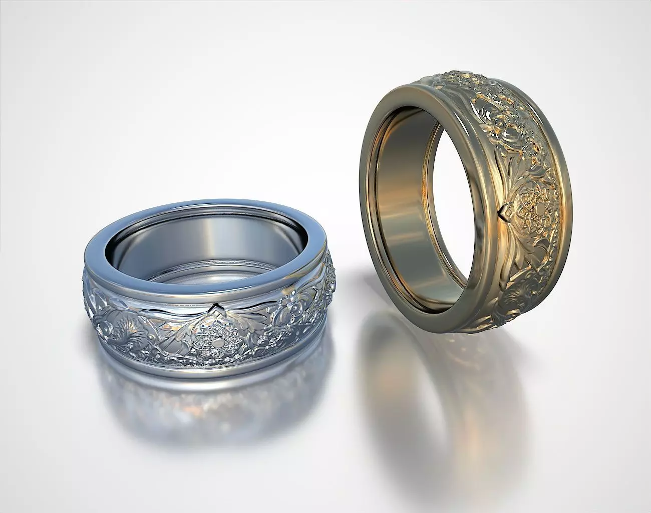 Celtic Ring 040 3D print model