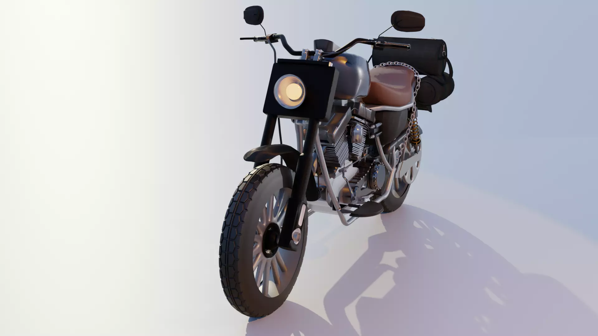 harley davidson moto bike 3D model