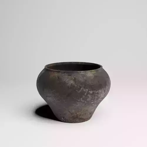 Cast-iron Low-poly 3D model