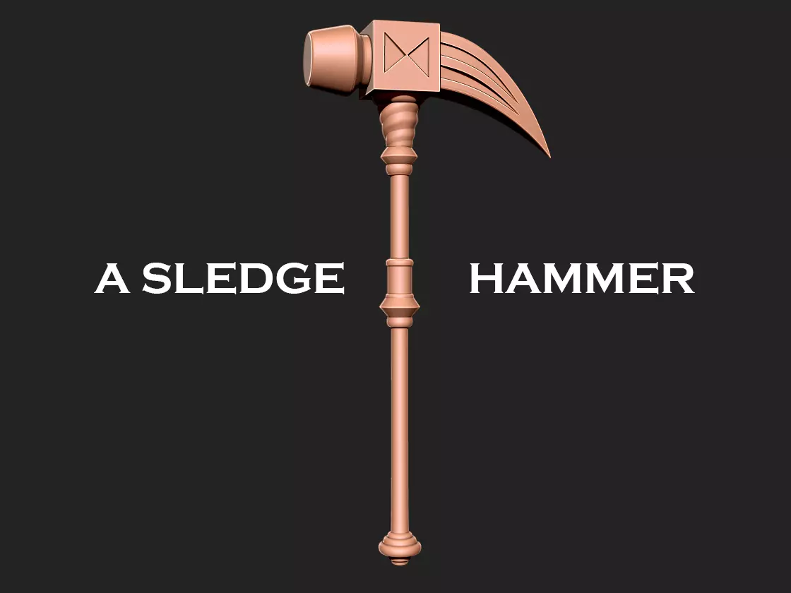 Diane - A Sledge Hammer  3D print model_0
