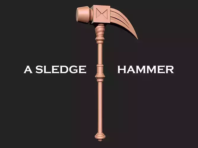 Diane - A Sledge Hammer  3D print model