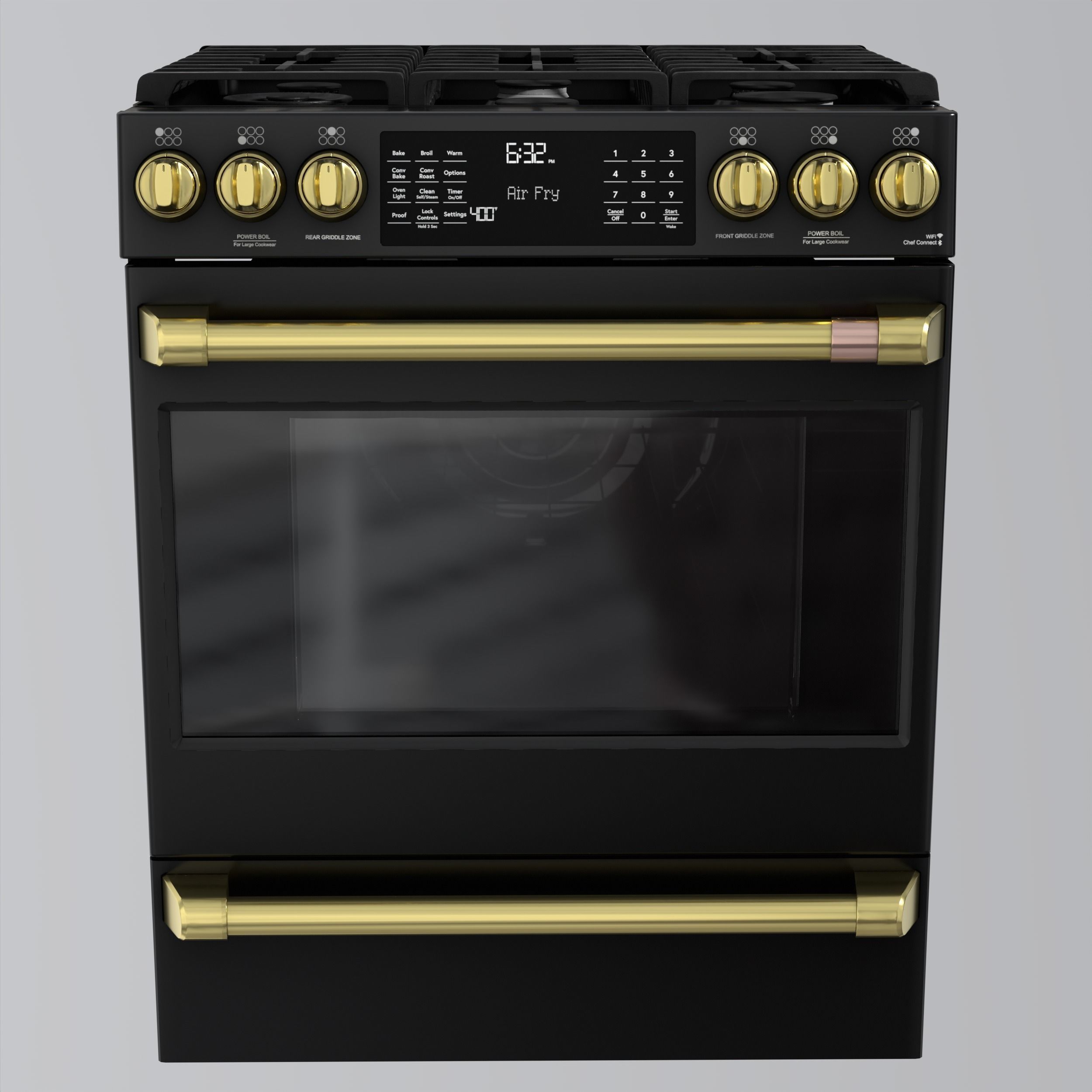 Cafe 30 inch Smart Slide-In Front-Control 3D model_12