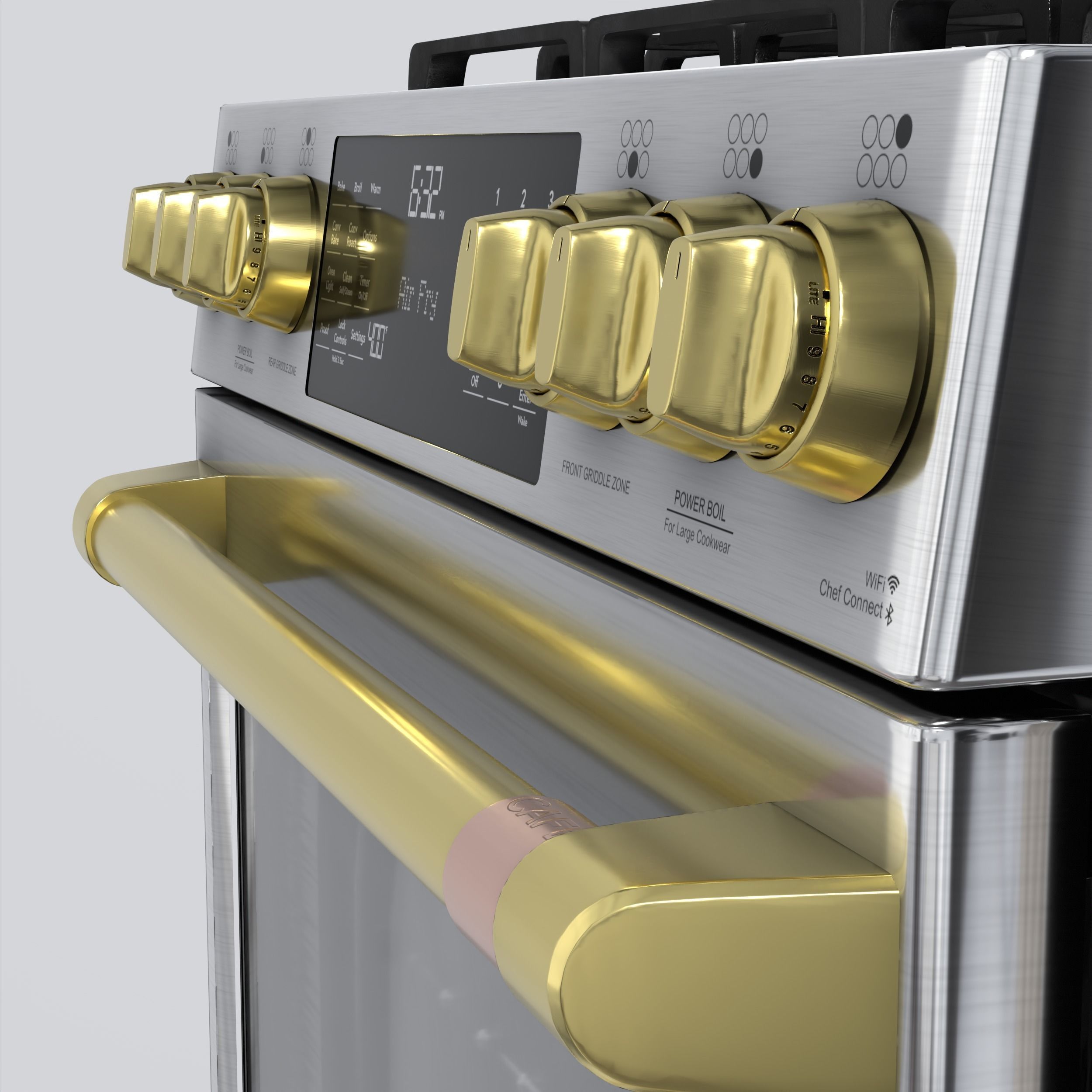 Cafe 30 inch Smart Slide-In Front-Control 3D model_17