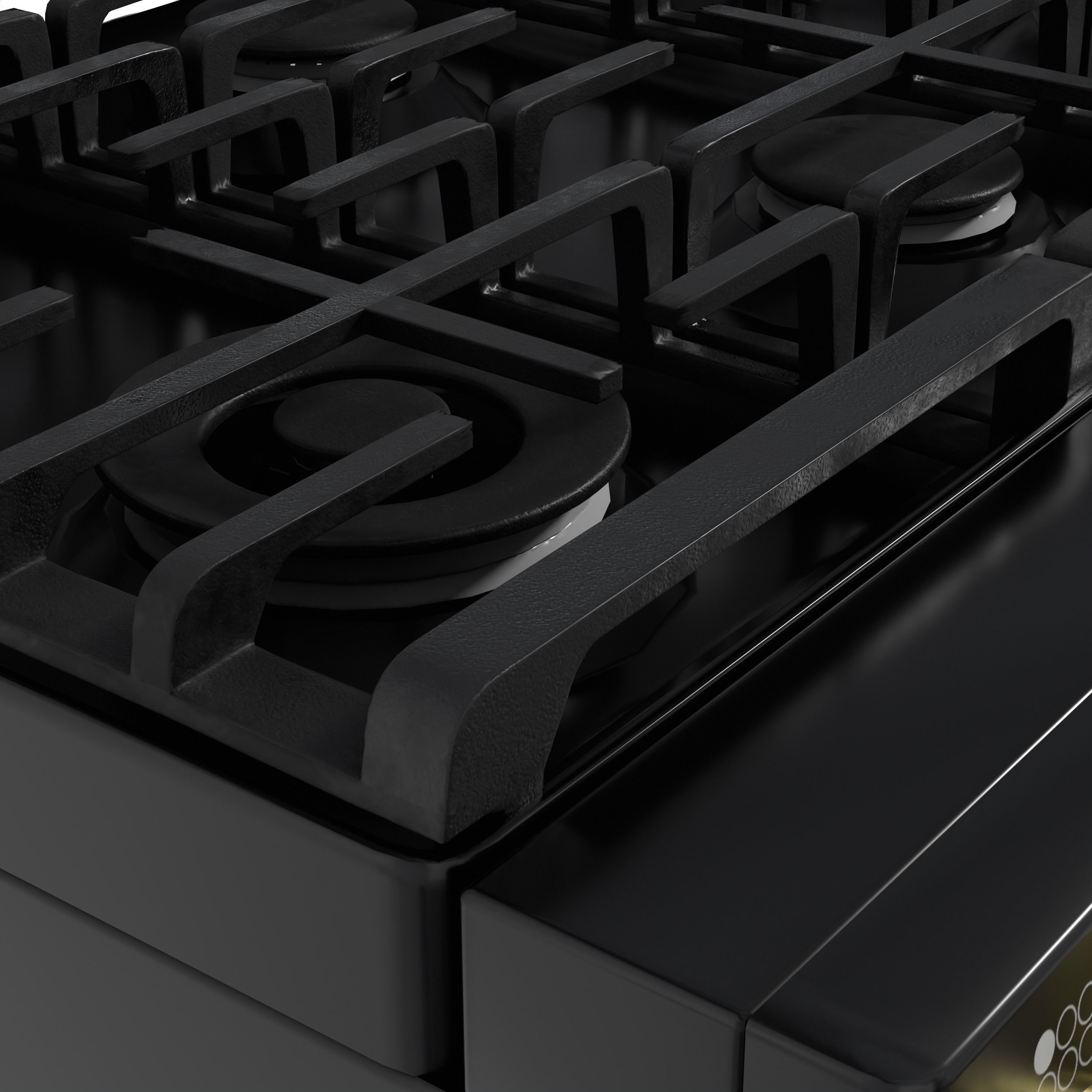 Cafe 30 inch Smart Slide-In Front-Control 3D model_20