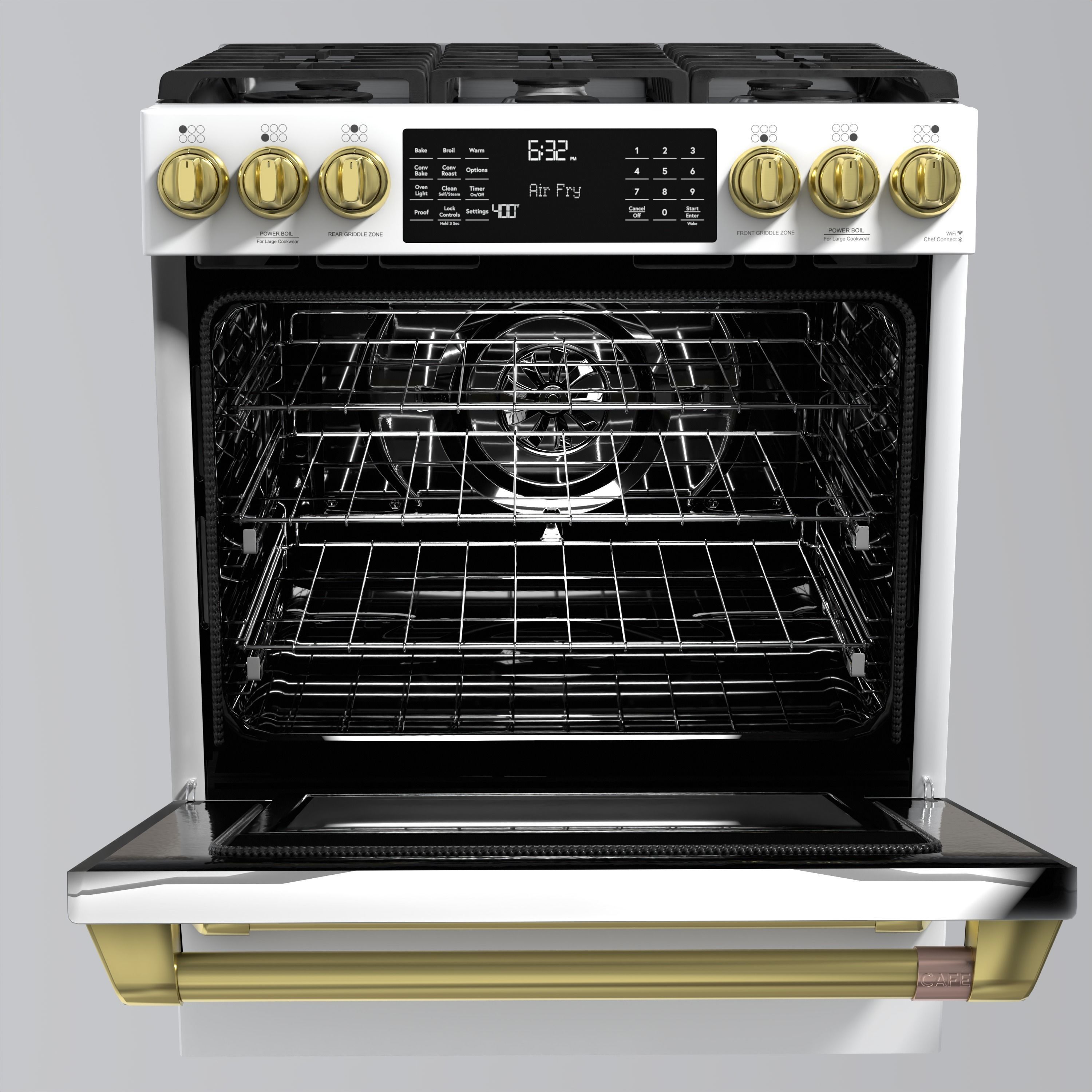 Cafe 30 inch Smart Slide-In Front-Control 3D model_13