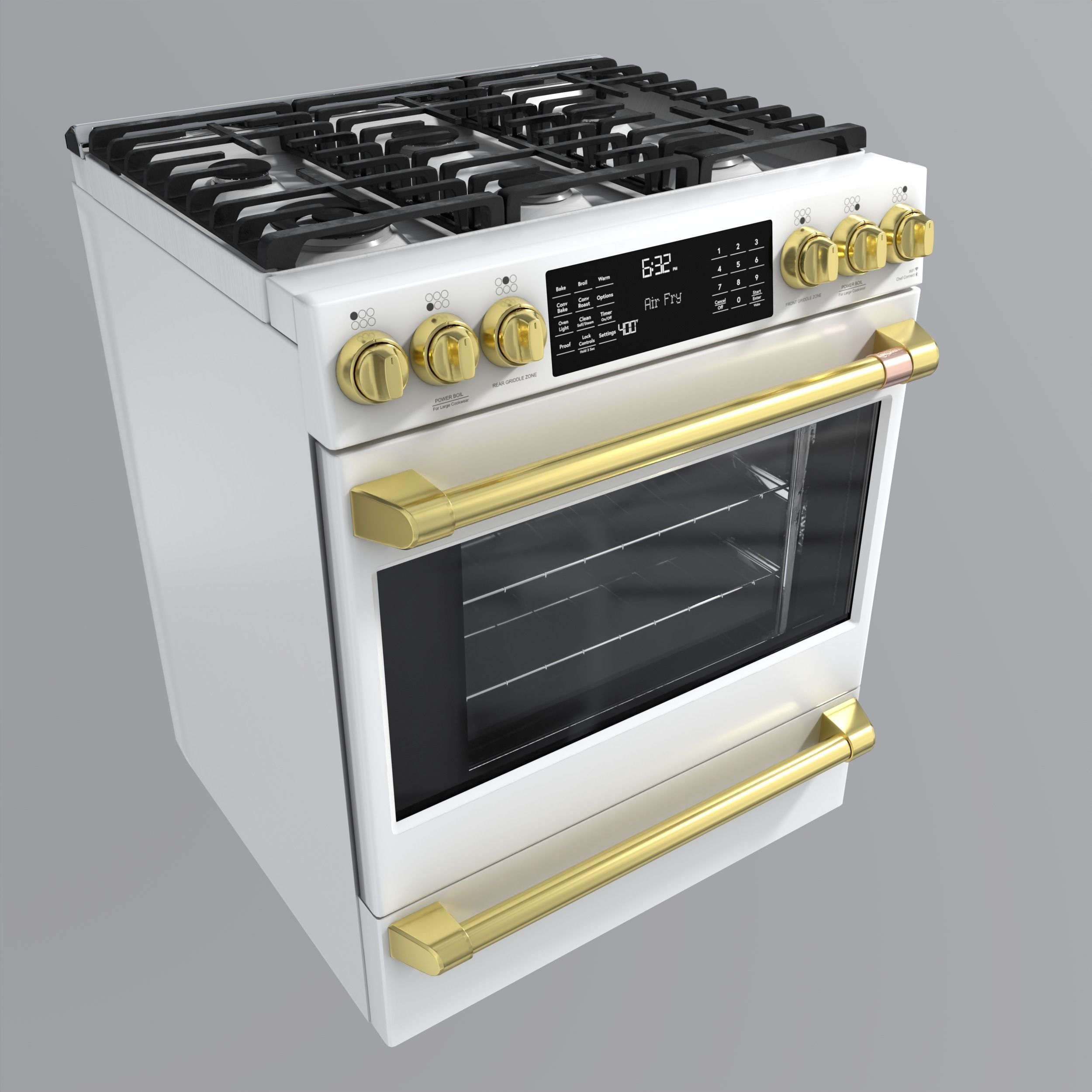 Cafe 30 inch Smart Slide-In Front-Control 3D model_21