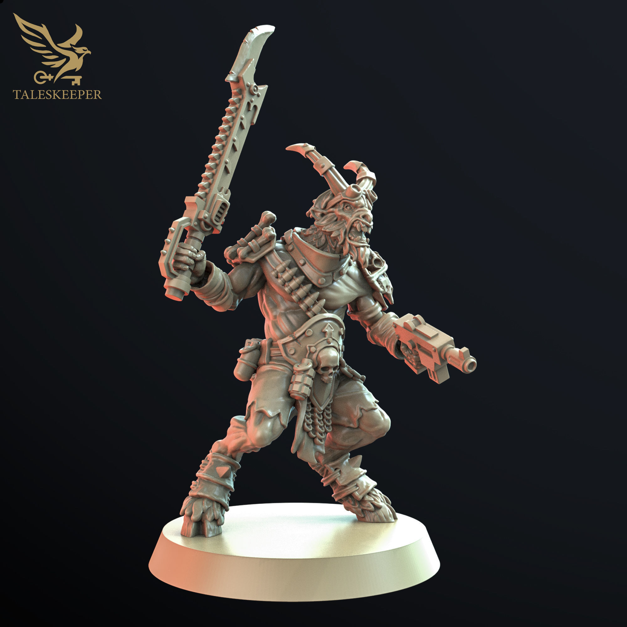 BEASTMEN CULTISTS HORDE 3D print model_3
