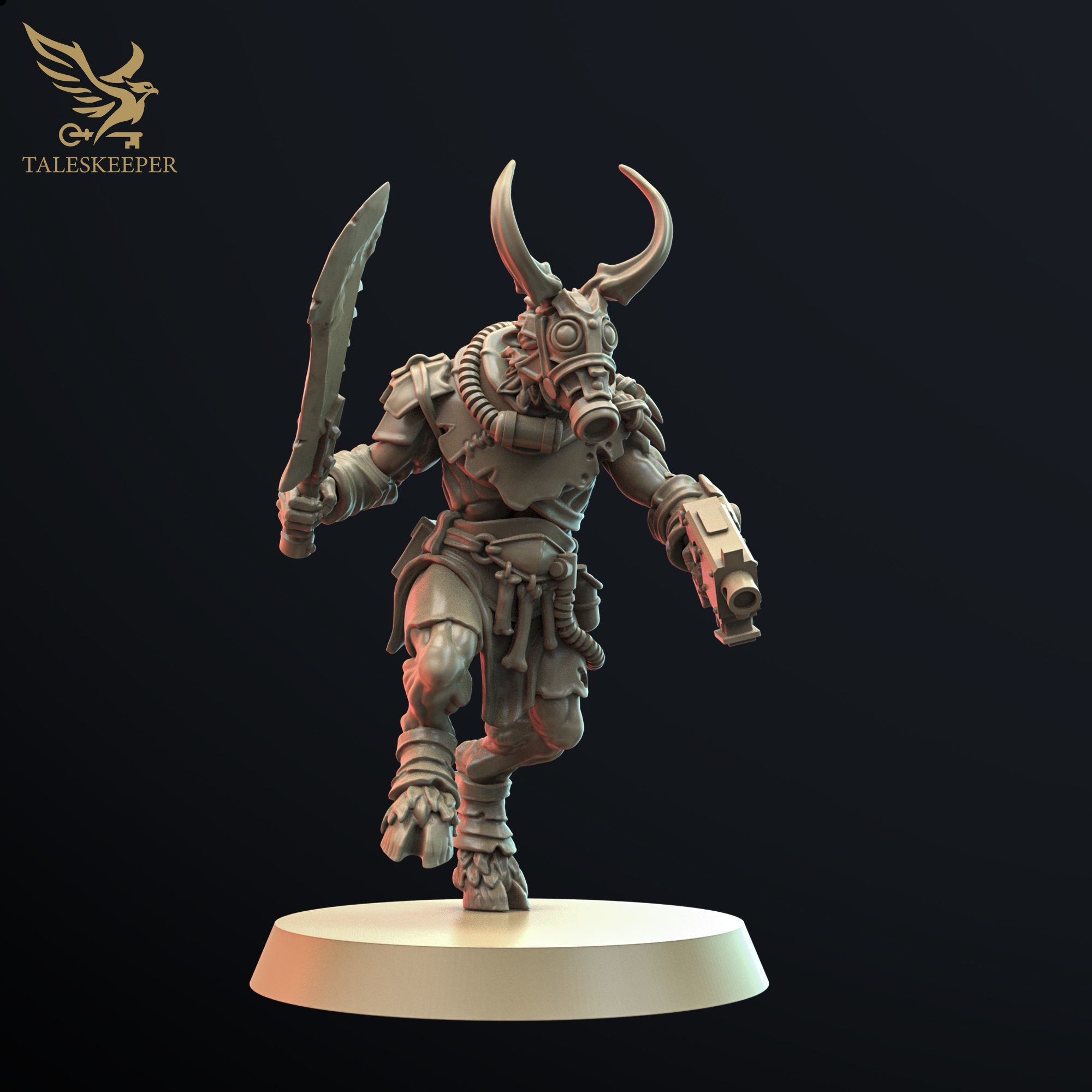 BEASTMEN CULTISTS HORDE 3D print model_12