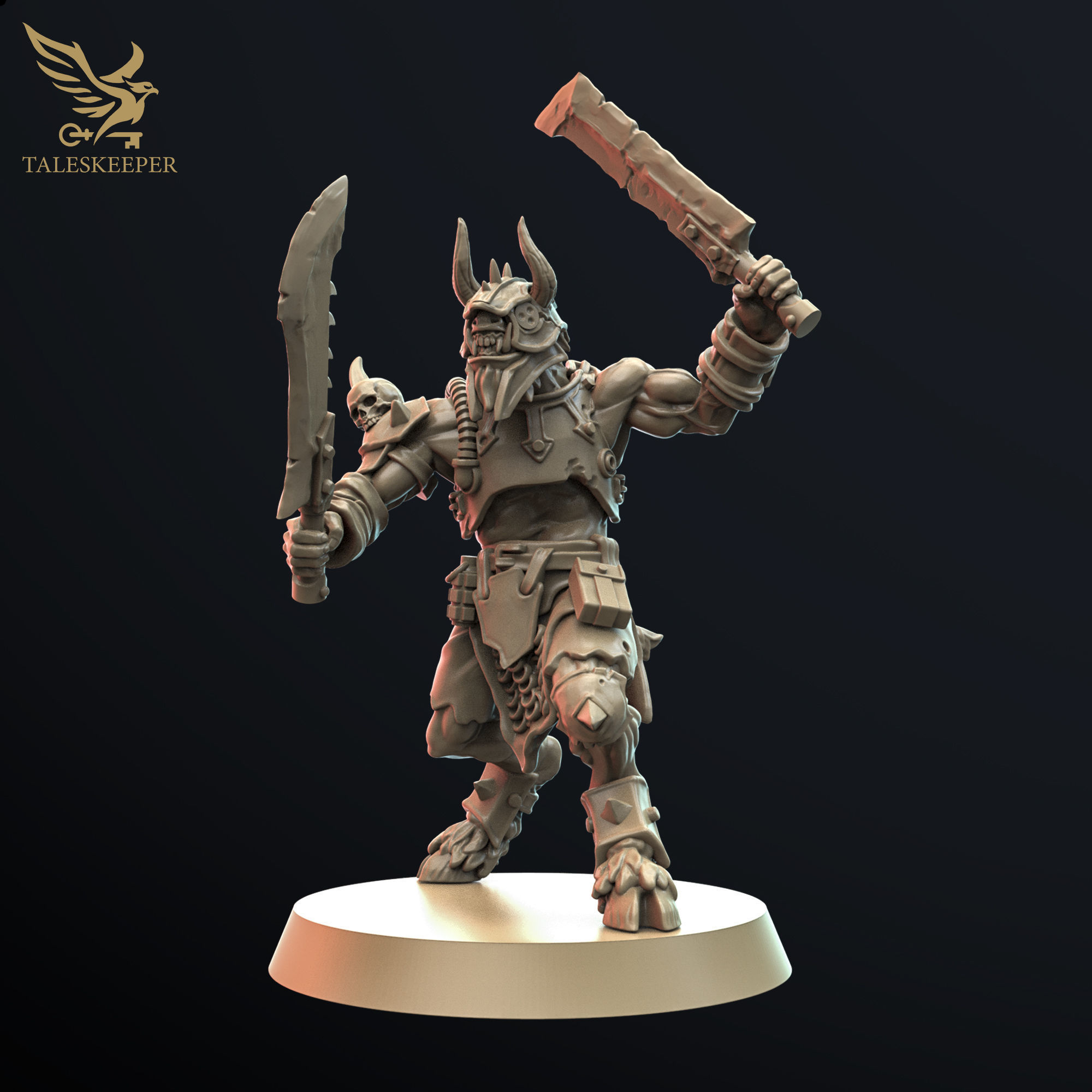 BEASTMEN CULTISTS HORDE 3D print model_9