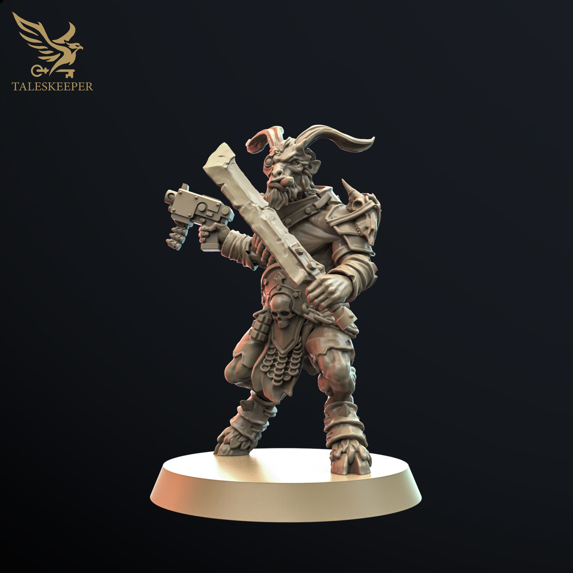 BEASTMEN CULTISTS HORDE 3D print model_5