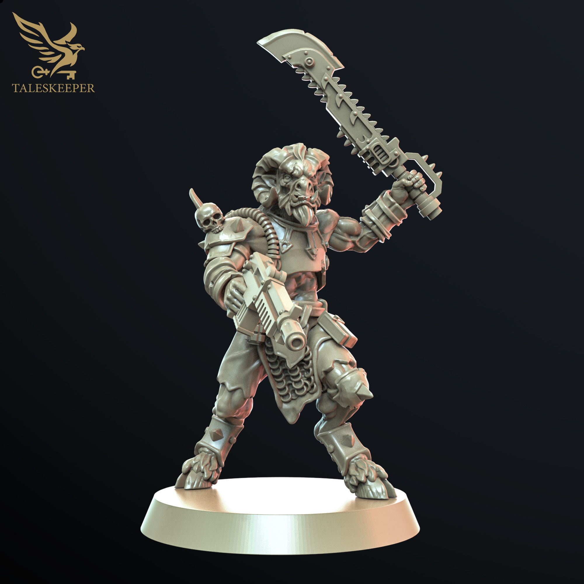 BEASTMEN CULTISTS HORDE 3D print model_7