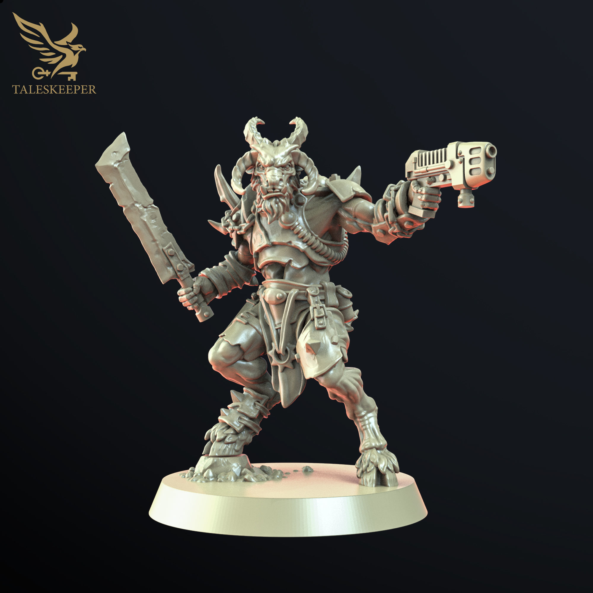BEASTMEN CULTISTS HORDE 3D print model_4