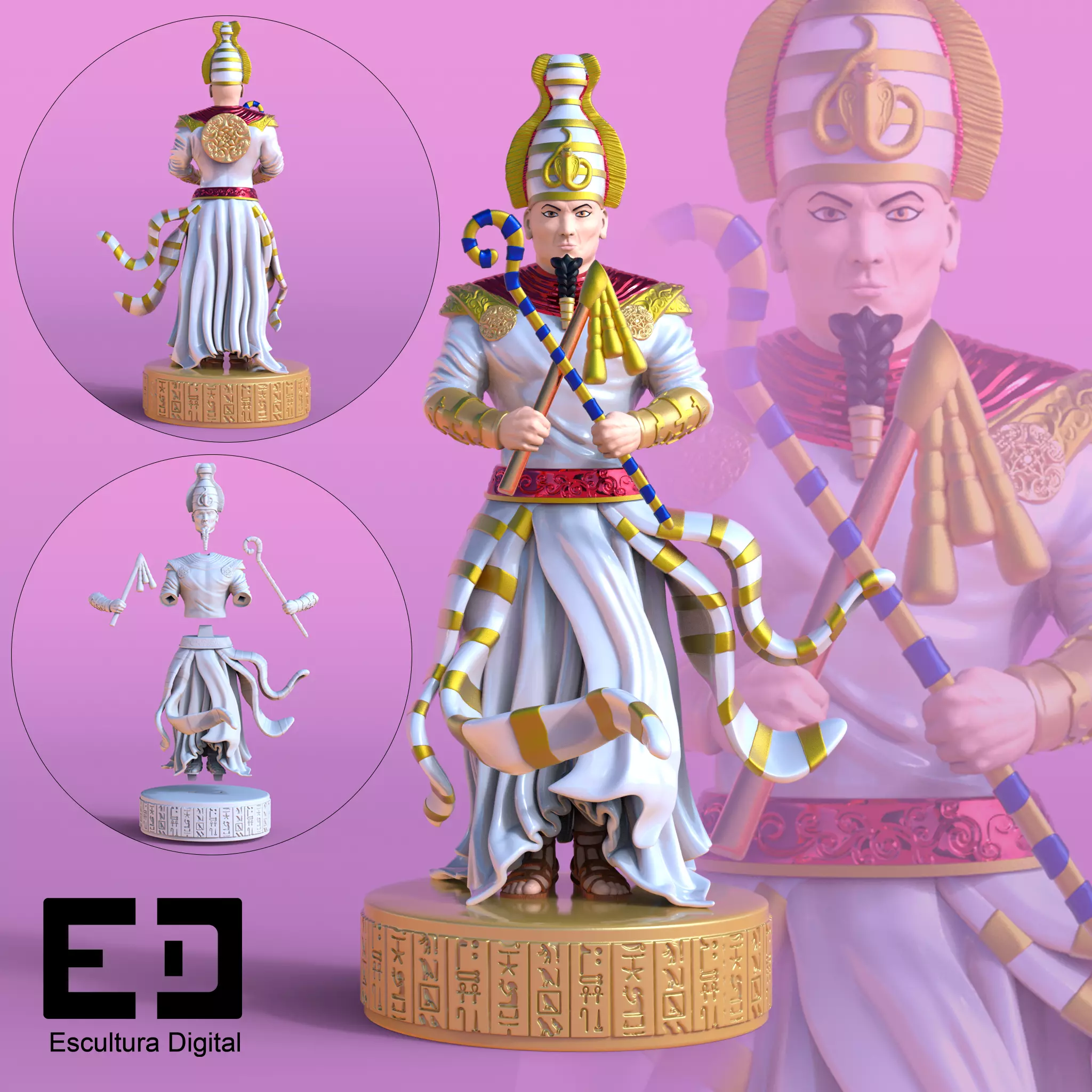 Osiris 3D print model