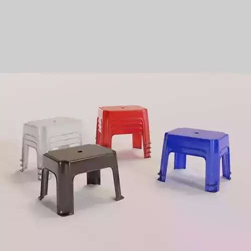 Stackable Small Plastic Stool