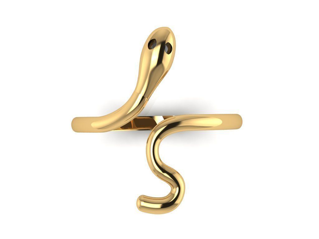 RING COBRA LIGHT LITTLE GOLD 3D print model_3