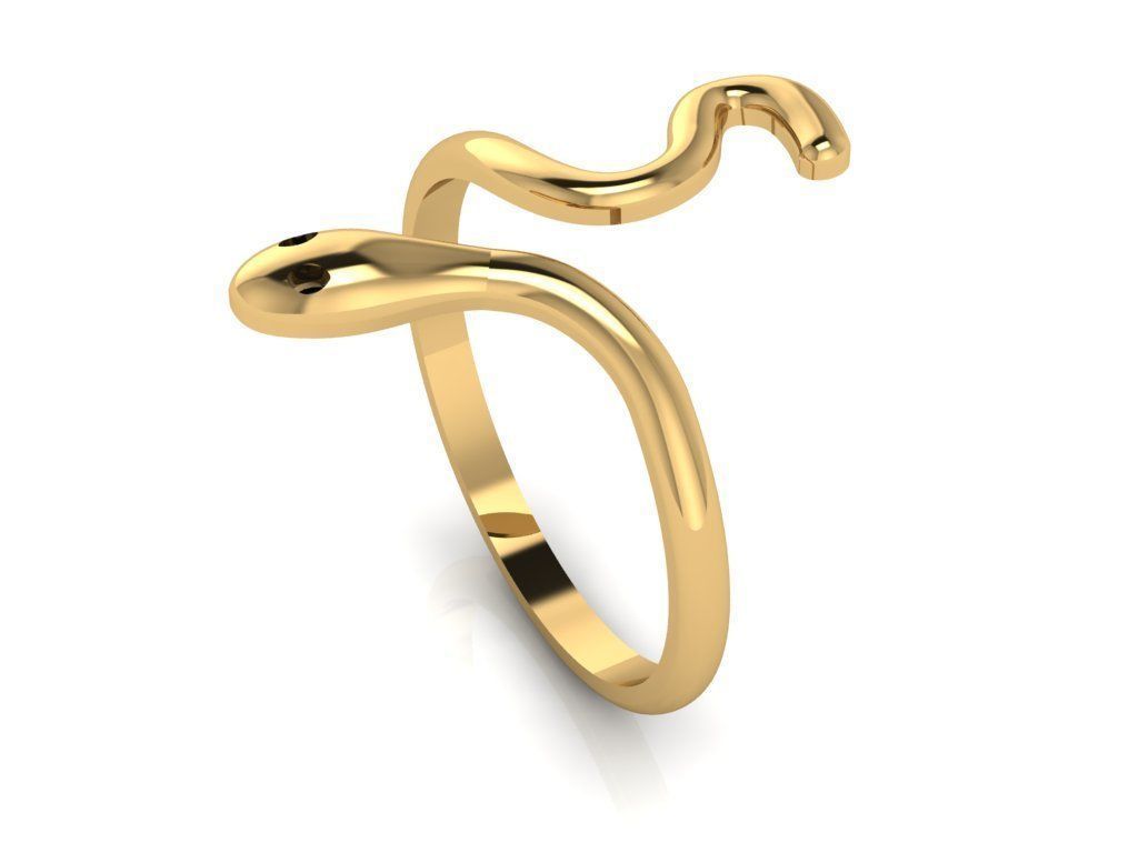 RING COBRA LIGHT LITTLE GOLD 3D print model_4