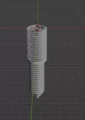 Bold screw 3D print model_0