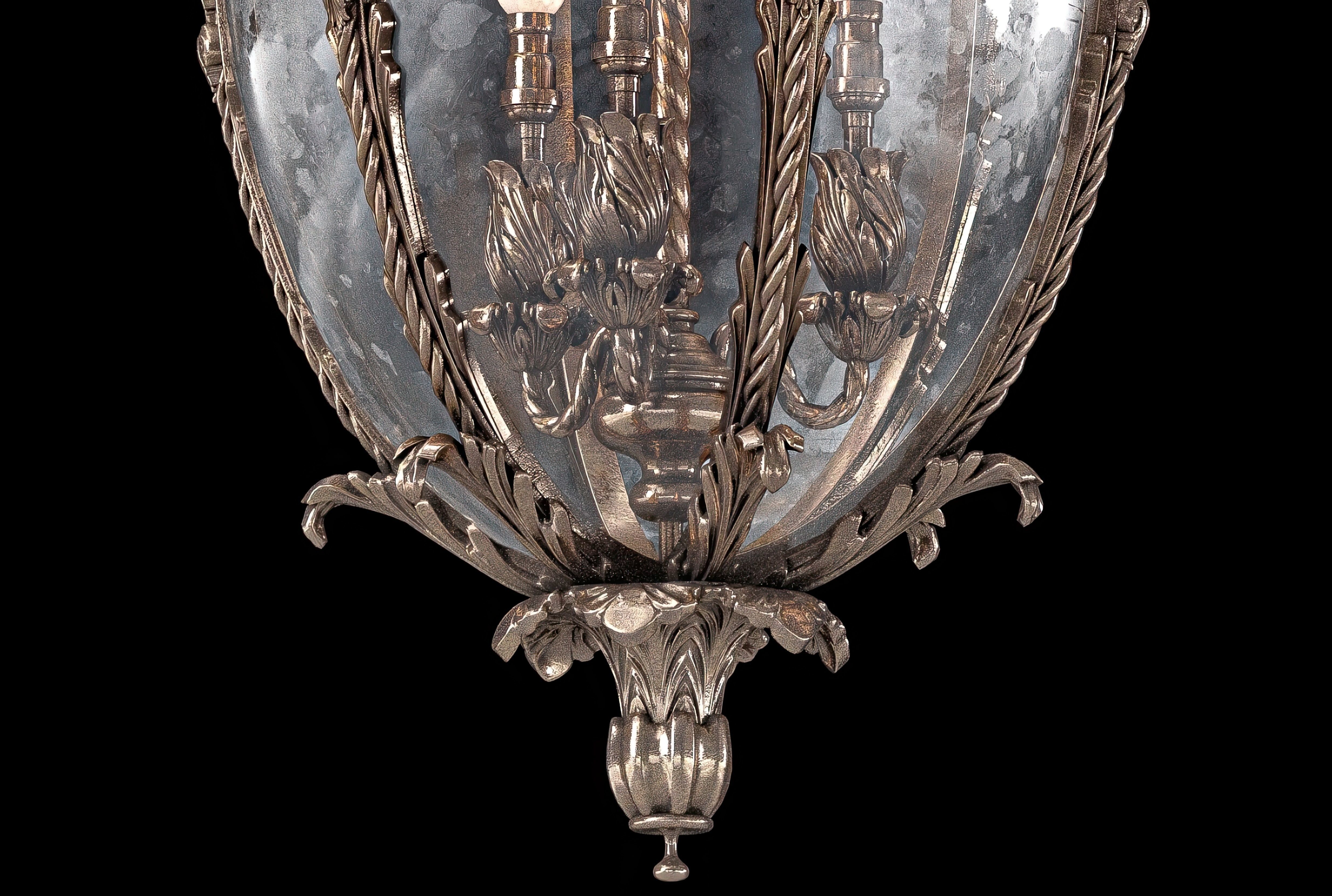 A GILT BRONZE HALL LANTERN 3D model_8