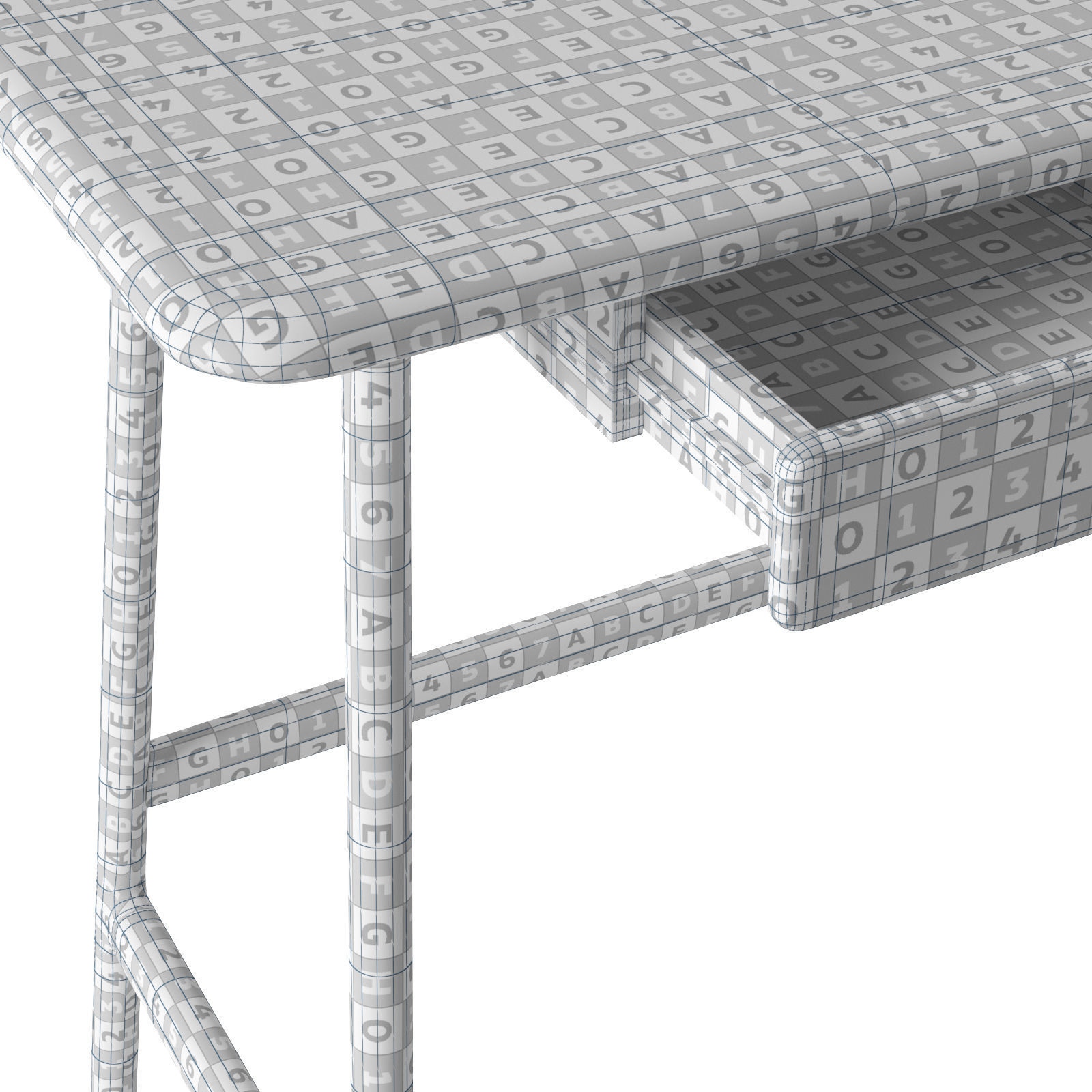 Sketch Author desk 3D model_17