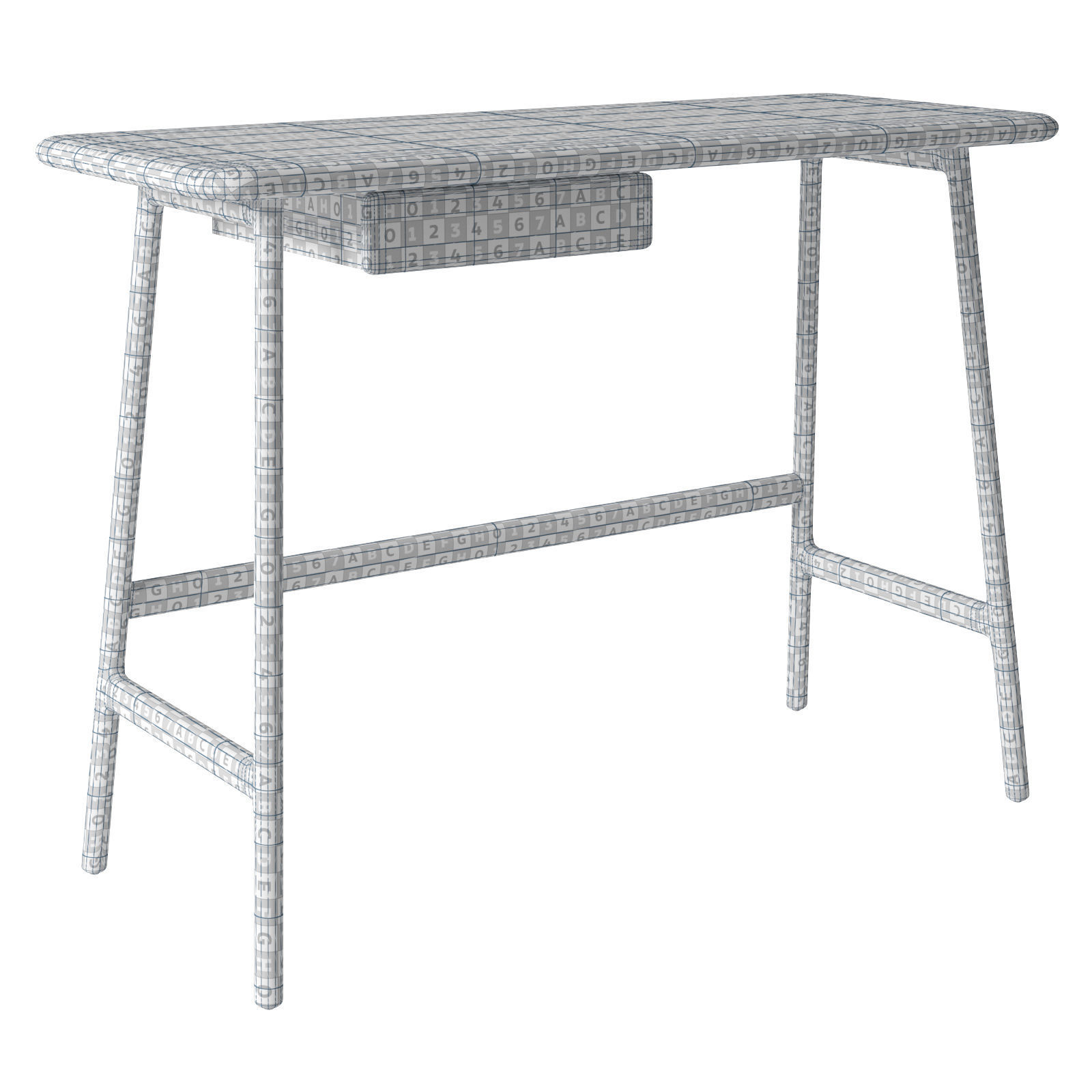 Sketch Author desk 3D model_12