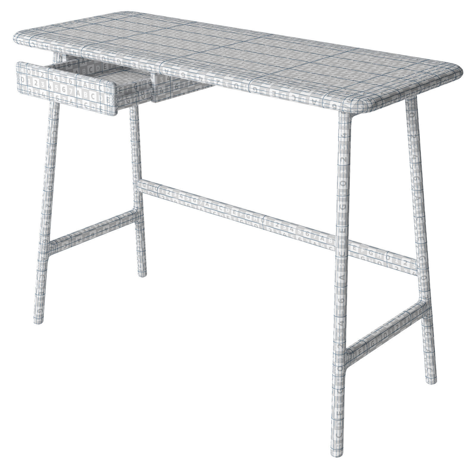 Sketch Author desk 3D model_16