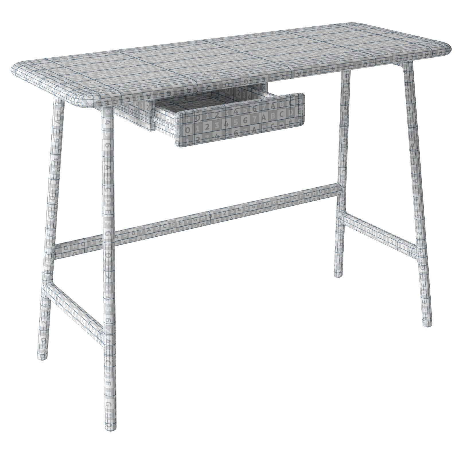 Sketch Author desk 3D model_15