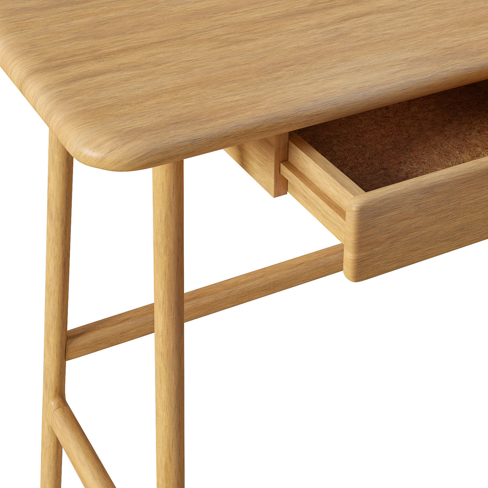 Sketch Author desk 3D model_5