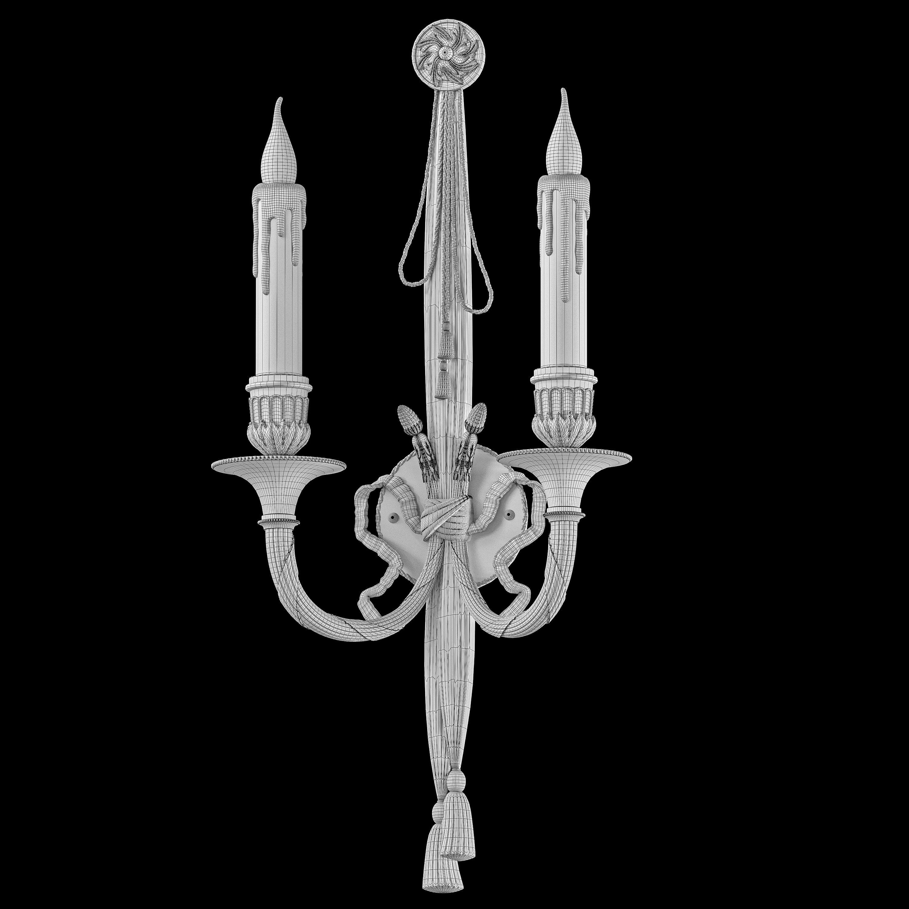 fountainbleu wall lamp art 1002 3D model_3