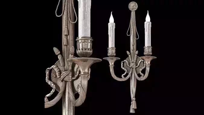 fountainbleu wall lamp art 1002