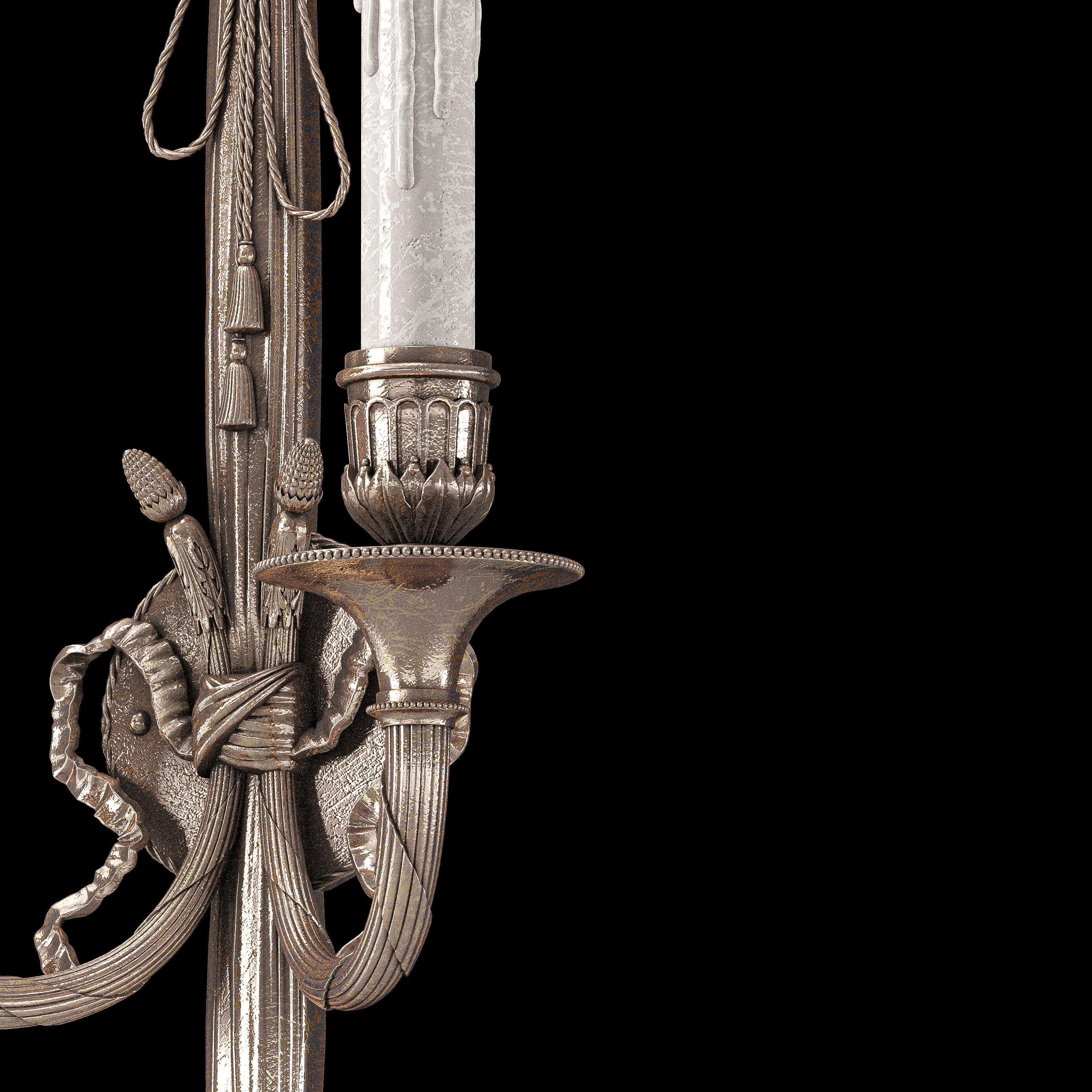 fountainbleu wall lamp art 1002 3D model_2