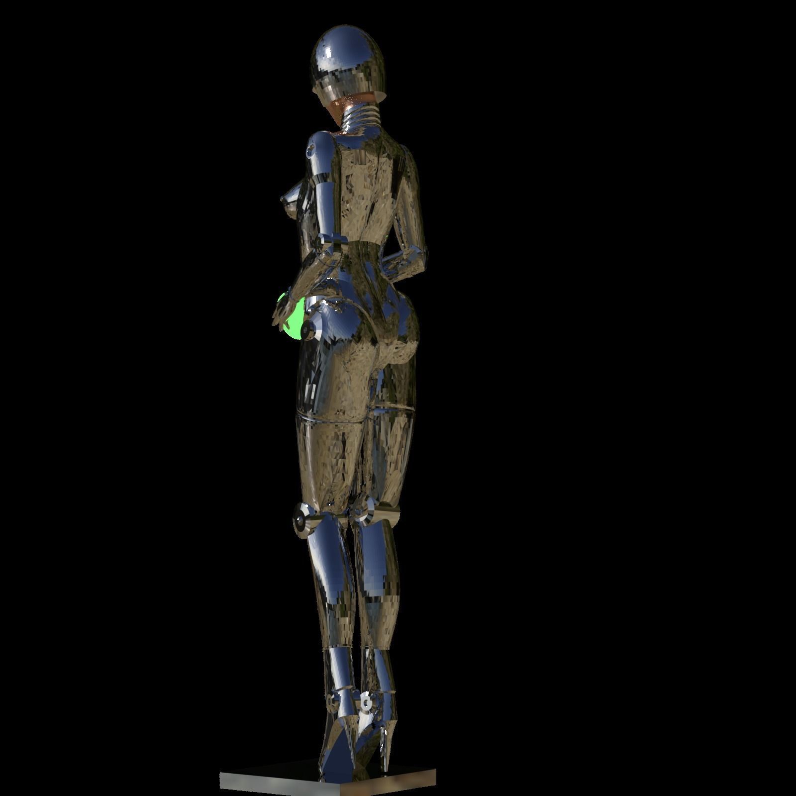 sexy robot 3D print model_2