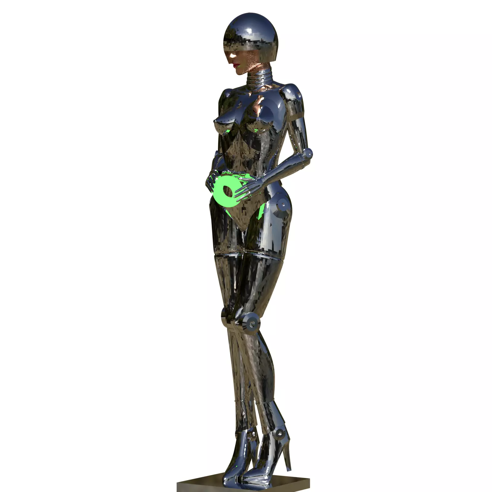 sexy robot 3D print model_0