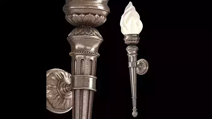 Ombres et Facettes torche louis wall light