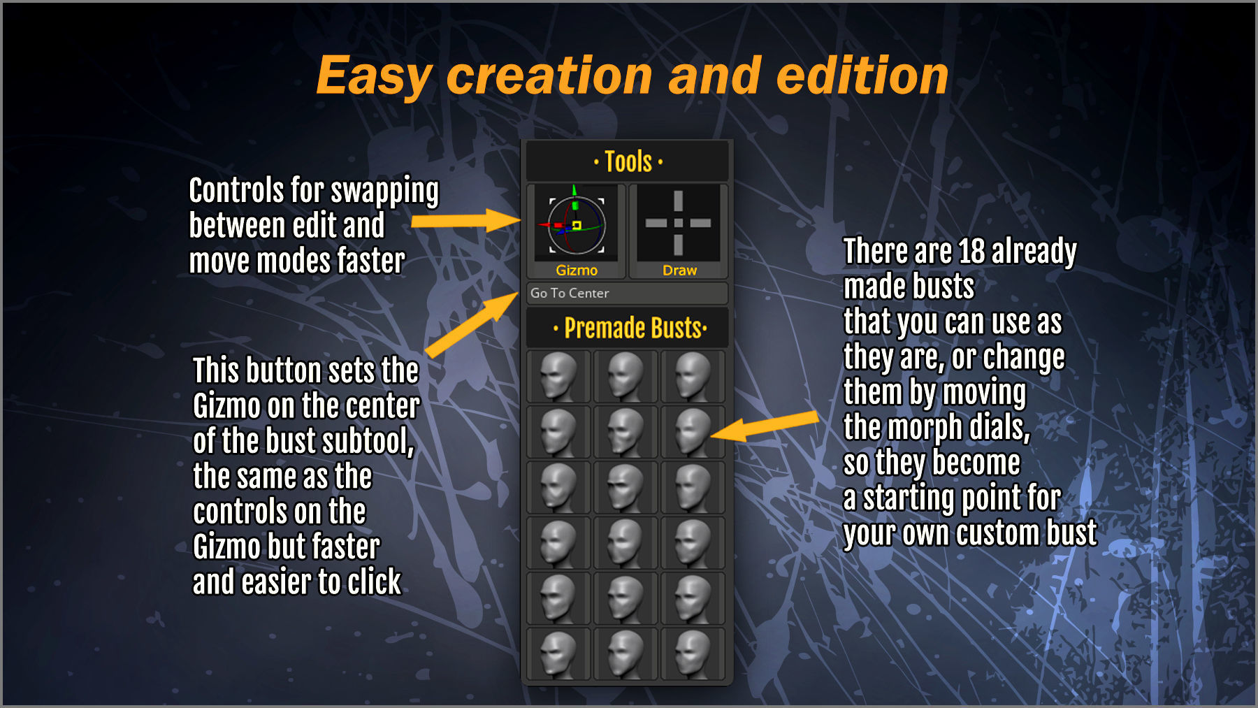 Bust Creator ZBrush Plugin 3D model_6