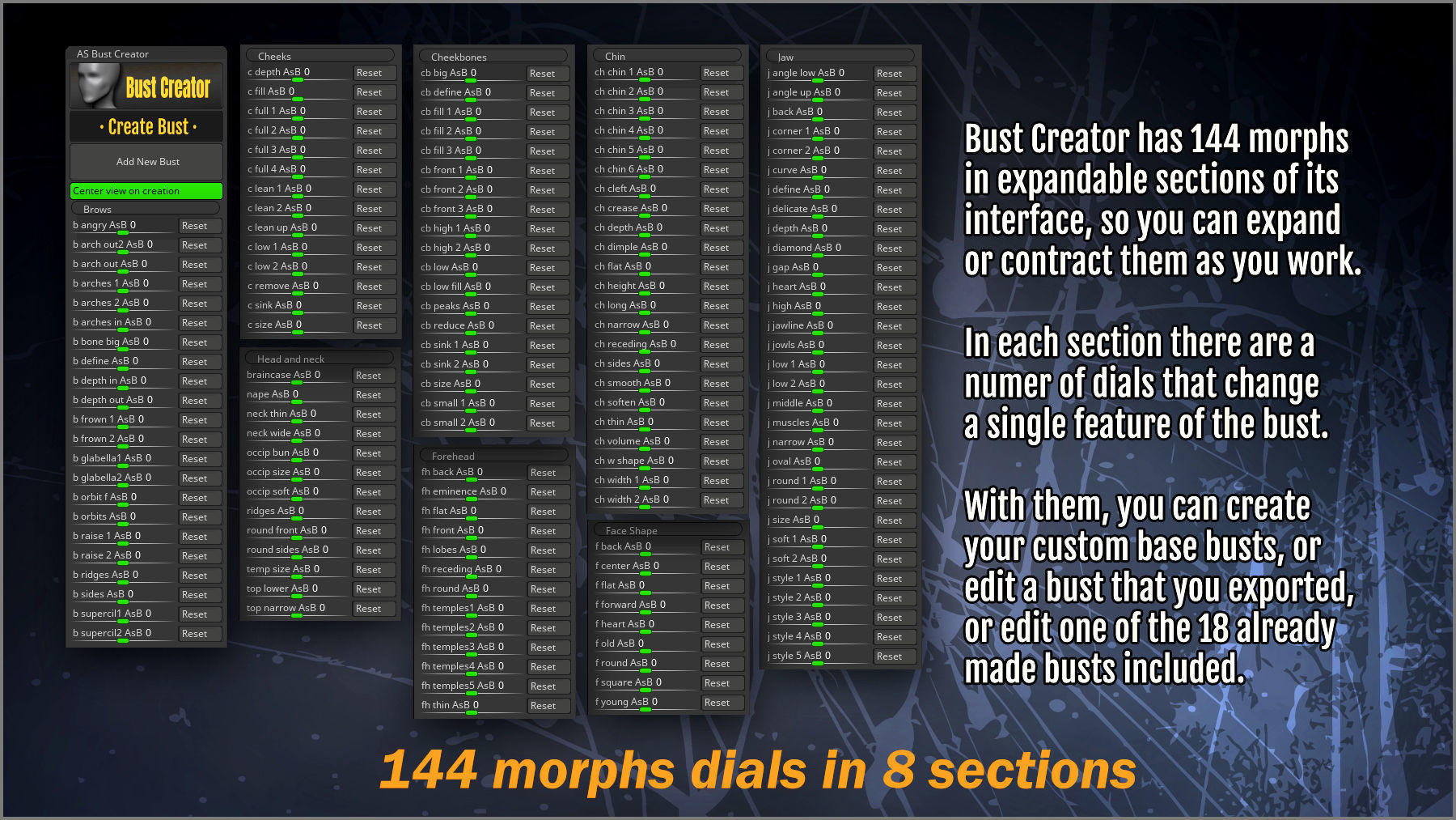 Bust Creator ZBrush Plugin 3D model_4