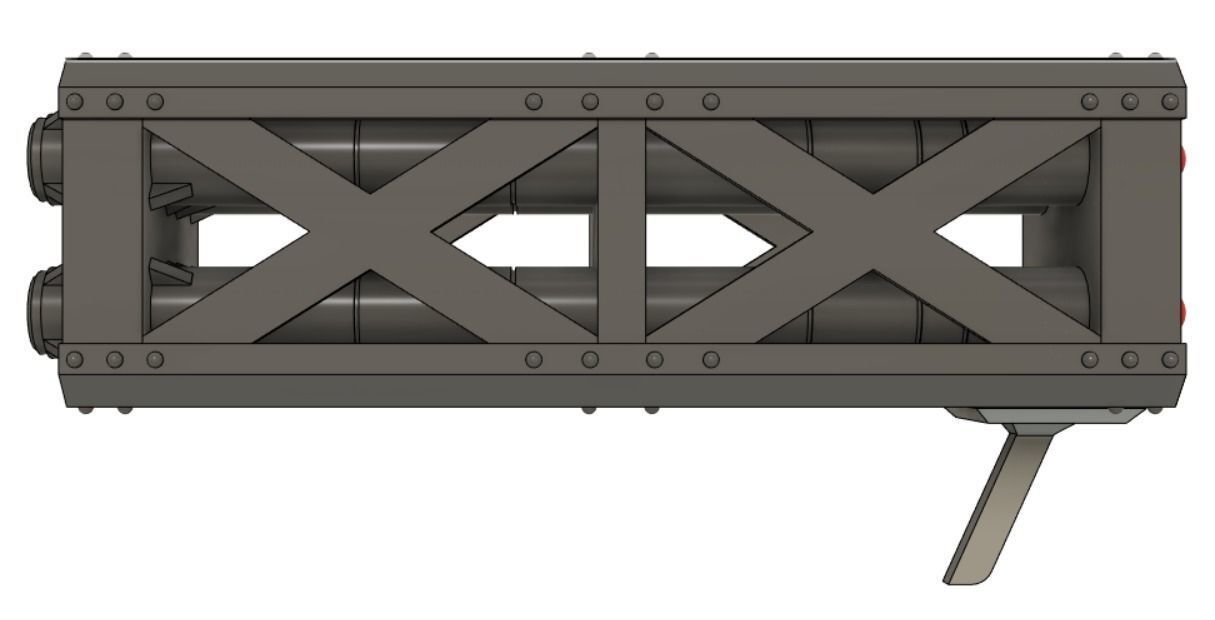 gelgoog high mobility Missile Tank kit 3D print model_9