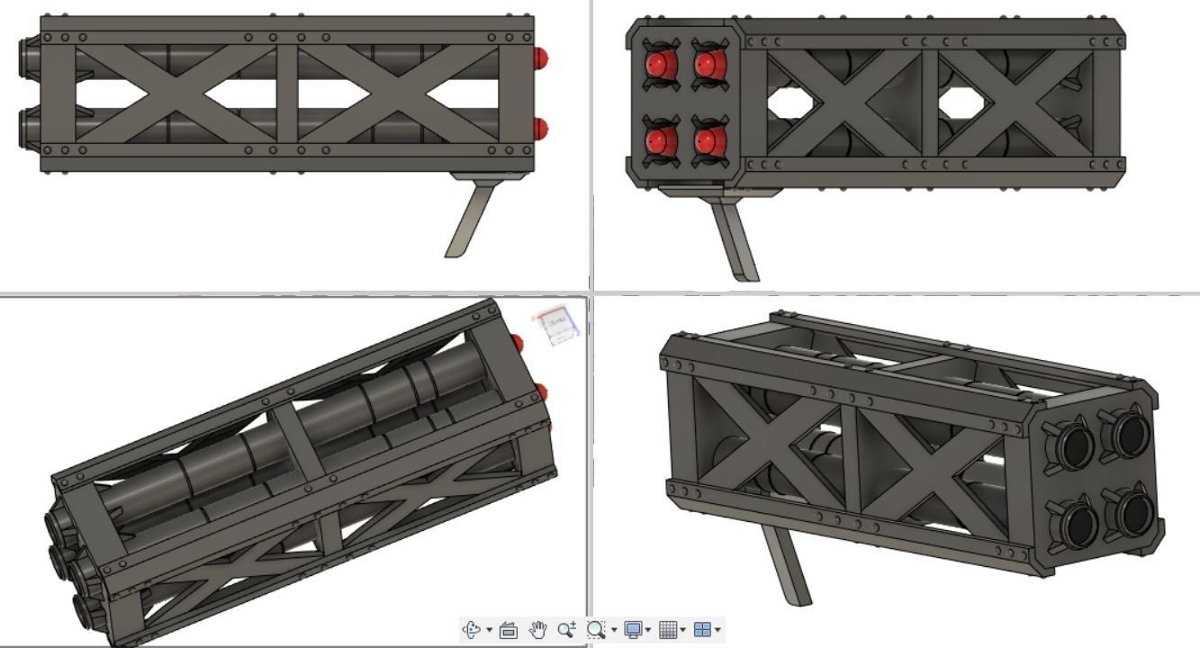 gelgoog high mobility Missile Tank kit 3D print model_12