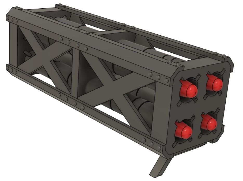 gelgoog high mobility Missile Tank kit 3D print model_7