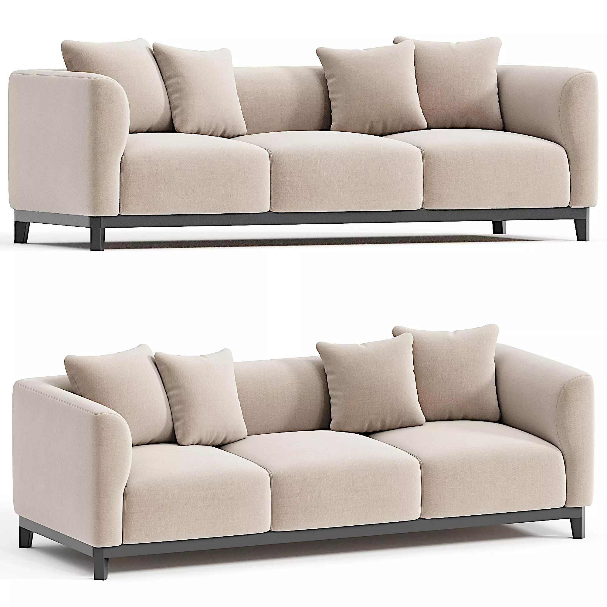 Sofa corso 3D model_0