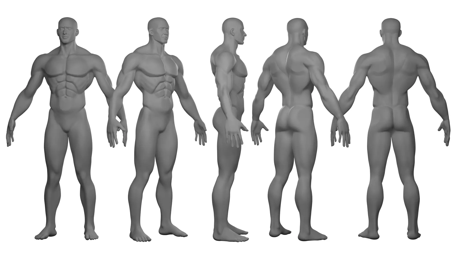 Stylized Basemesh 3D model_0