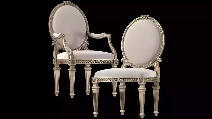 roberto giovannini chair art 454G and 1347