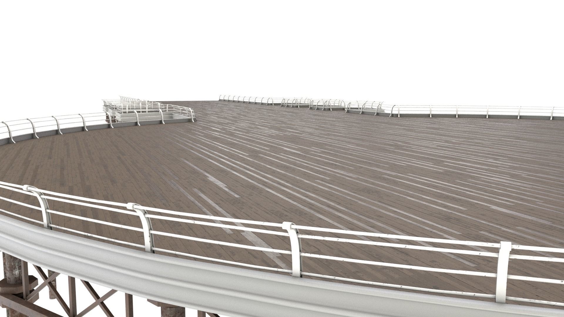 Pier Structure 3D model_4