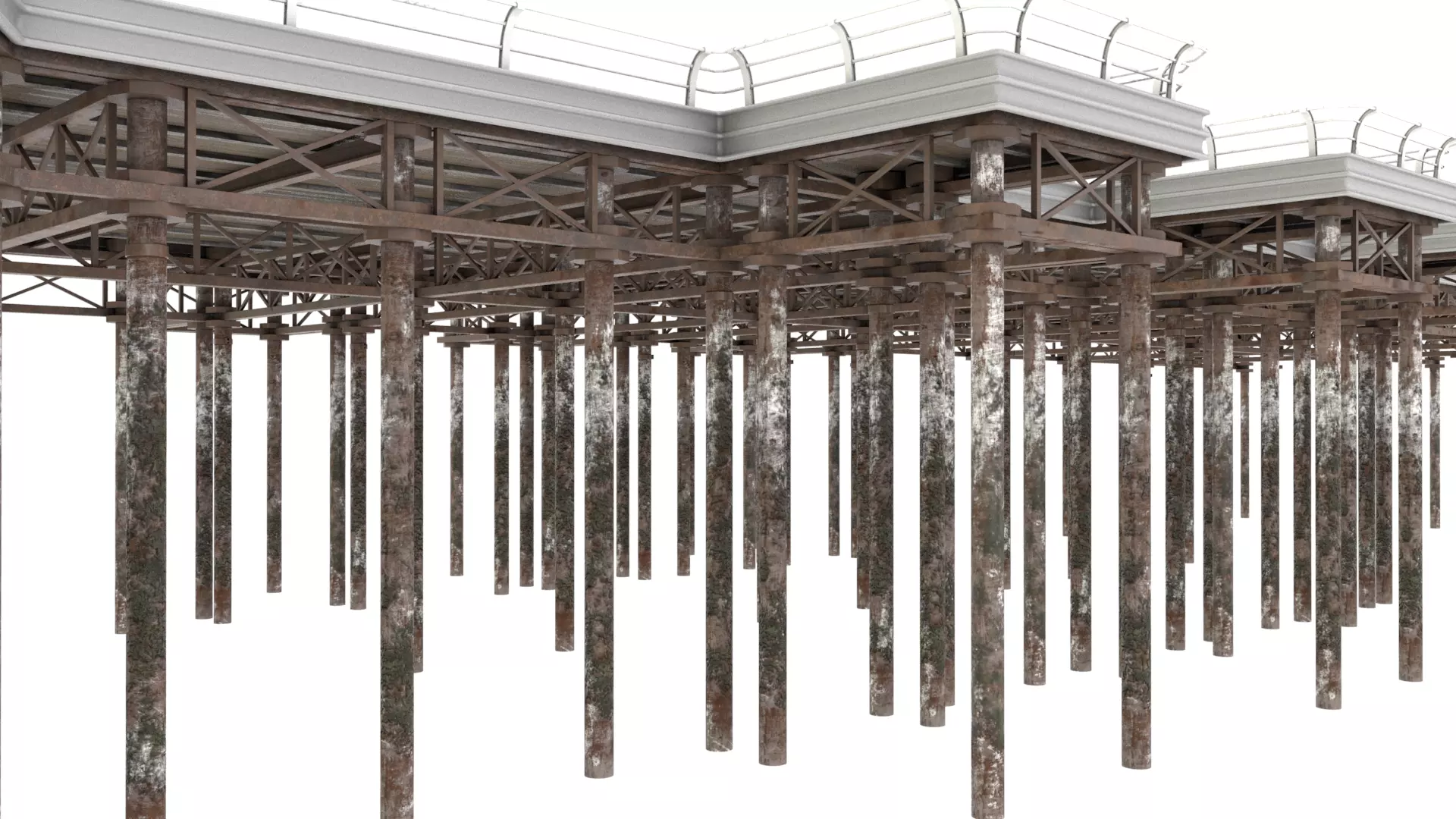 Pier Structure 3D model_0