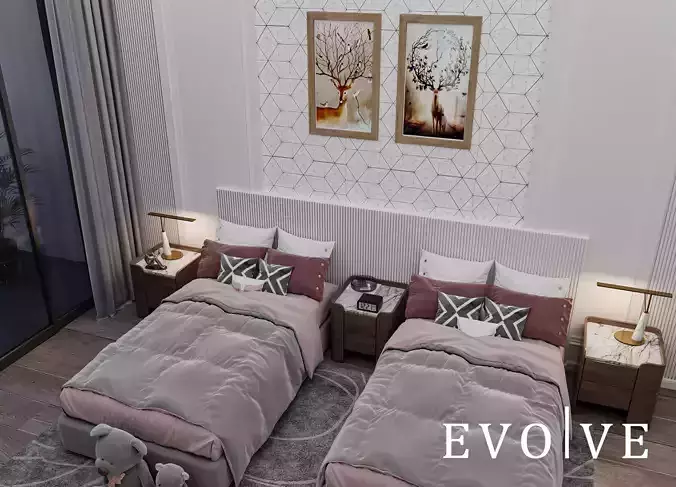 bed Room Interior by Evolve