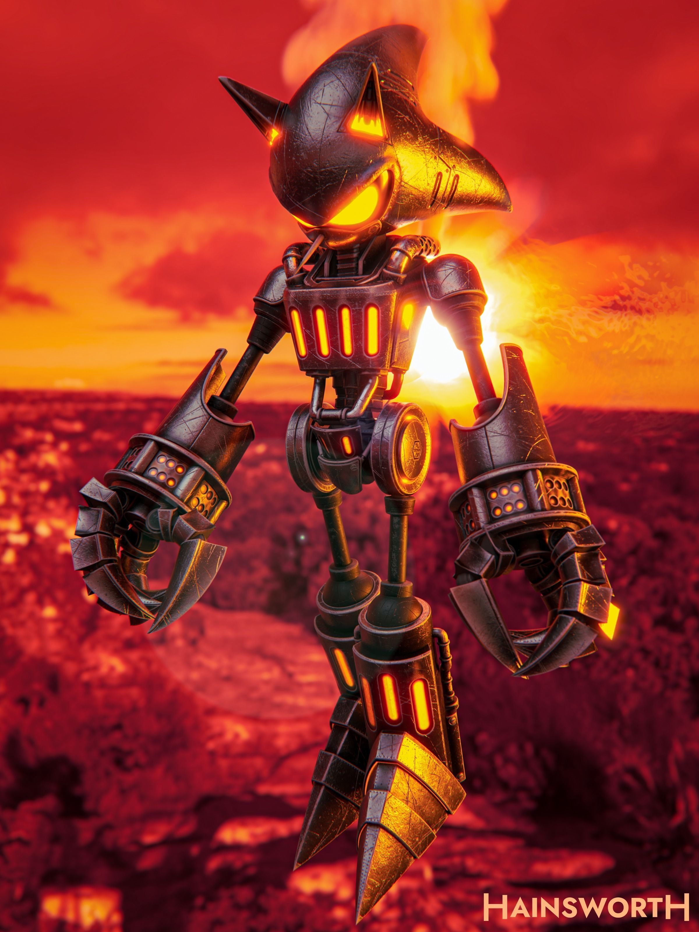 Furnace Sonic 3D model_2