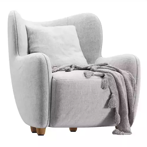 Jodie Wing Chair by West Elm