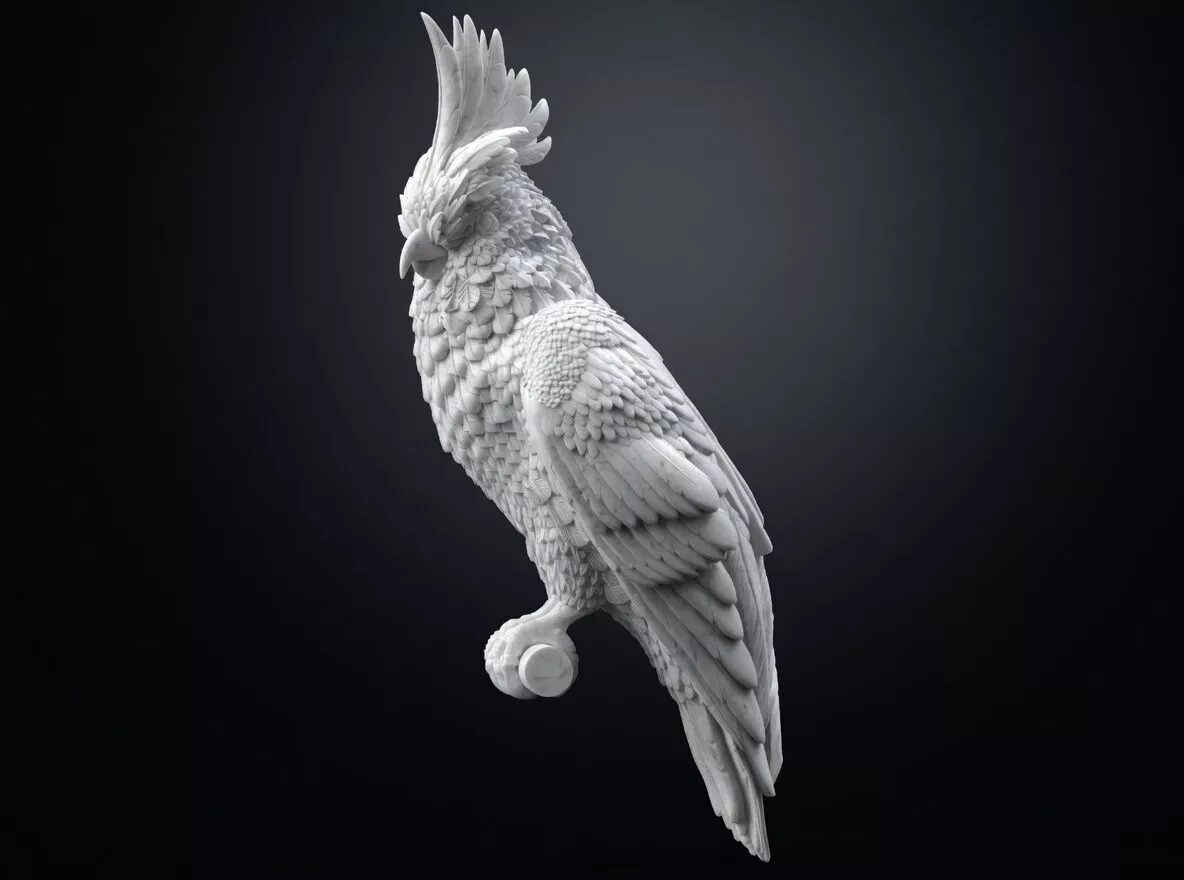parrot 3D print model