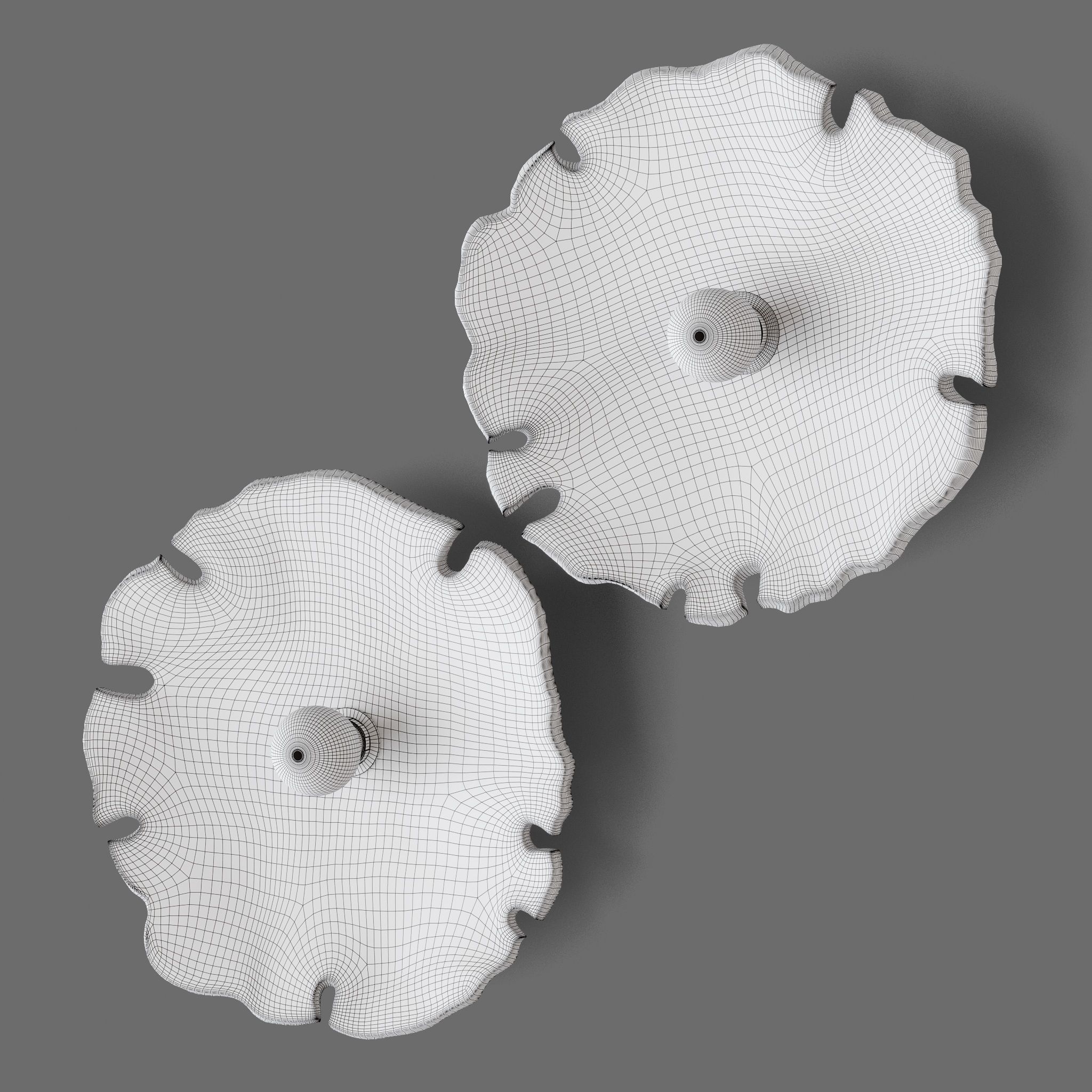 Flow Wall Lamp Bra Set 3D model_1