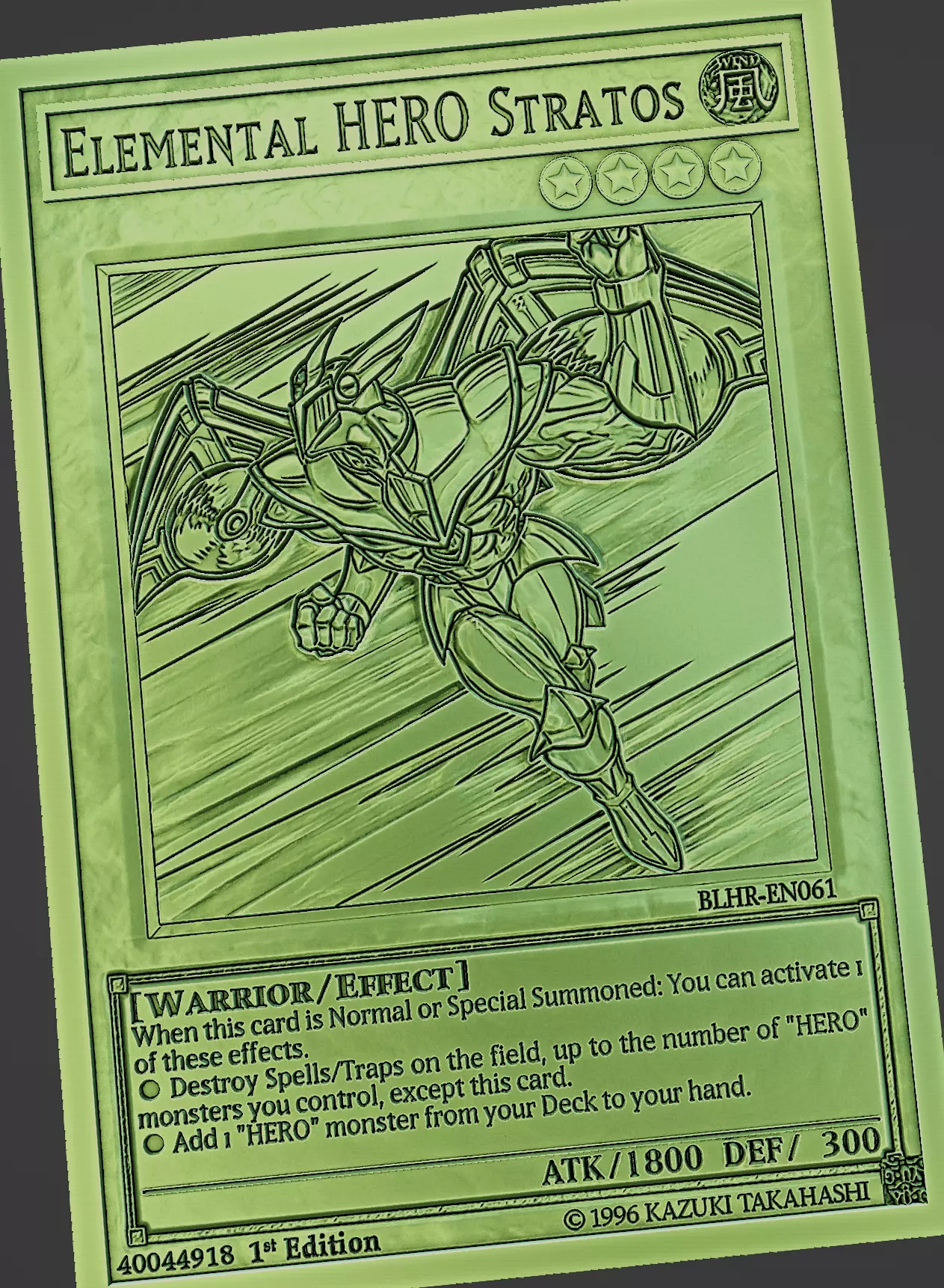 elemental hero stratos - yugioh Free 3D print model